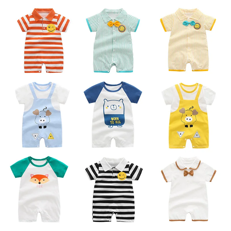 2022 Summer Short Sleeve Baby Boy Rompers Stripe Cotton Infant Boy Clothes 0-3 Years Toddler Boy Romper Newborn Clothes Jumpsuit
2022 Summer Short Sleeve Baby Boy Rompers Stripe Cotton Infant Boy Clothes 0-3 Years Toddler Boy Romper Newborn Clothes Jumpsuit
