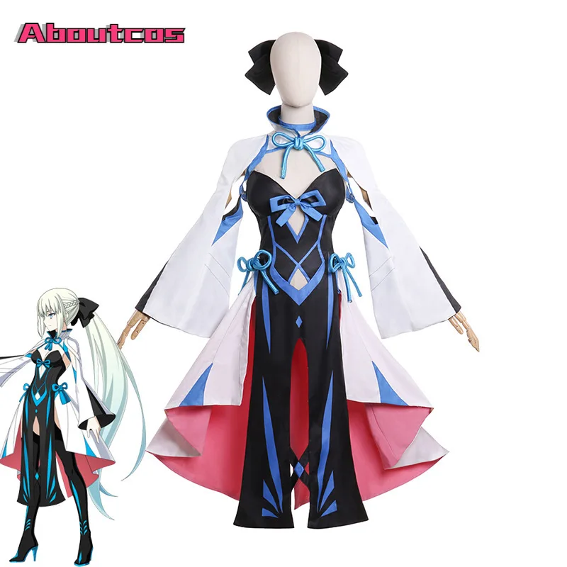 Hot Game Fate Grand Order Morgan Cosplay Costume Halloween Carnival Party Events Anime Adult COS Black and White Matching Suit
Hot Game Fate Grand Order Morgan Cosplay Costume Halloween Carnival Party Events Anime Adult COS Black and White Matching Suit