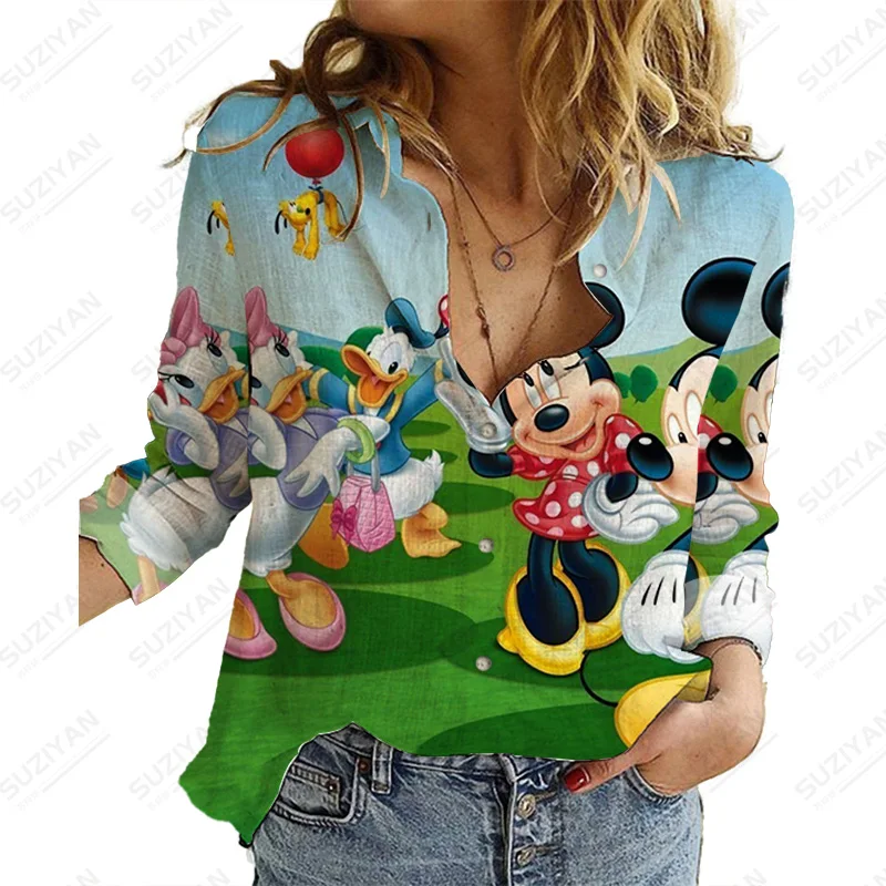 Streetwear fashion Shirts Tops 2022 New Fashion Women's Shirt Casual T-Shirts Fashion New Women's Disney Mickey Minnie print tee
Streetwear fashion Shirts Tops 2022 New Fashion Women's Shirt Casual T-Shirts Fashion New Women's Disney Mickey Minnie print tee