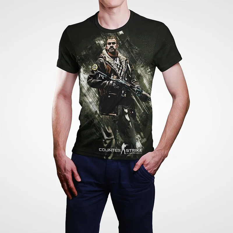 Game CS GO 3D Printed T Shirts Fashion Casual Short Sleeve Cool Men Women Children Streetwear Summer Tops Unisex T-shirt
Game CS GO 3D Printed T Shirts Fashion Casual Short Sleeve Cool Men Women Children Streetwear Summer Tops Unisex T-shirt