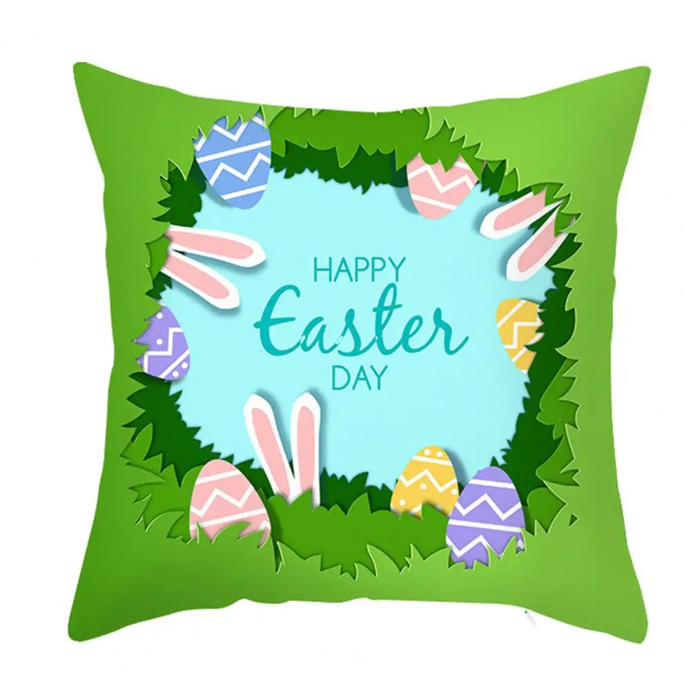 Pillow Cover Useful Soft Texture Lightweight Square Easter Bunny Pattern Cushion Throw Cover Household Supplies
Pillow Cover Useful Soft Texture Lightweight Square Easter Bunny Pattern Cushion Throw Cover Household Supplies