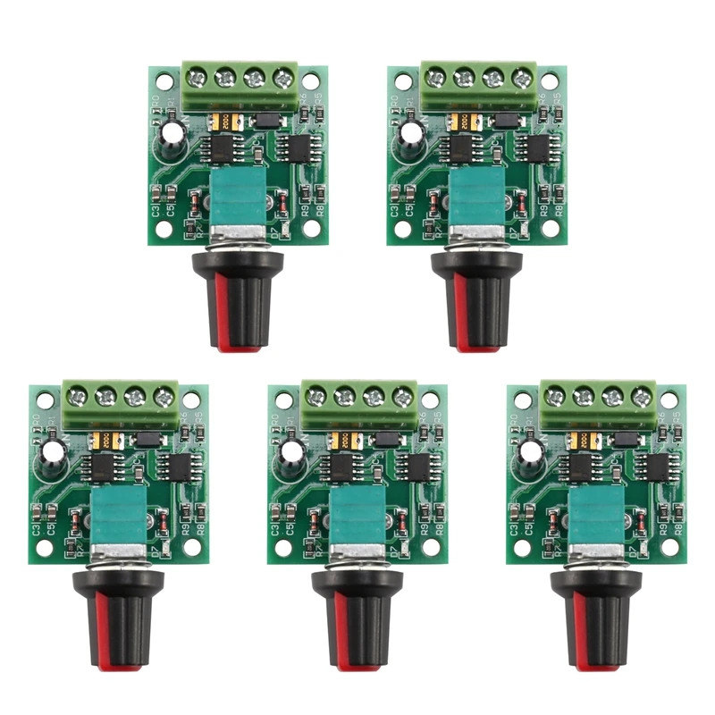 Promotion! 5X DC 1.8V 3V 5V 6V 12V 2A Motor Speed Controller Controller Controller 30W PWM 1803B K7
Promotion! 5X DC 1.8V 3V 5V 6V 12V 2A Motor Speed Controller Controller Controller 30W PWM 1803B K7