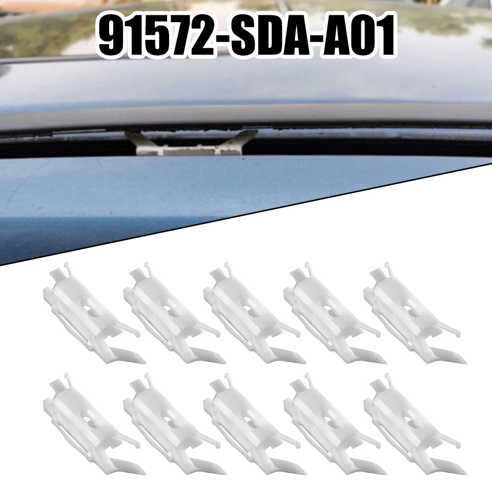 Upgrade Your Car's Functionality with 10Pcs Windshield Roof Moulding Clips for Honda For Accord Civic For Acura
Upgrade Your Car's Functionality with 10Pcs Windshield Roof Moulding Clips for Honda For Accord Civic For Acura