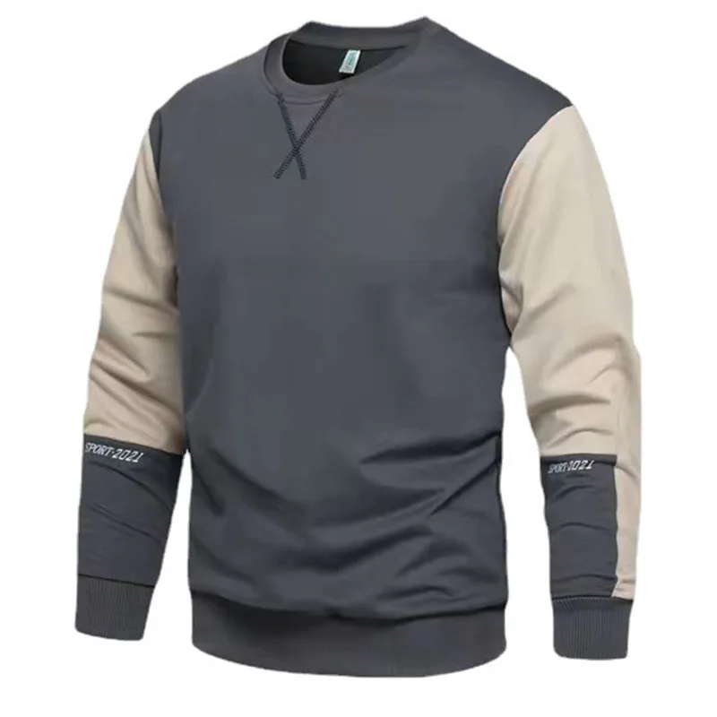 LUCLESAM Men's O-Neck Colorblock Sweater 2022 Autumn New Men Sweater Korean Version Loose Long-Sleeved T-shirt for Men
LUCLESAM Men's O-Neck Colorblock Sweater 2022 Autumn New Men Sweater Korean Version Loose Long-Sleeved T-shirt for Men