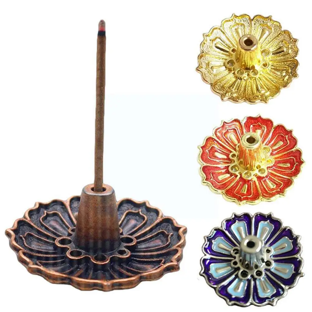 1pc Incense Holder Mini Flower Incense Sticks Cones Censer Decoration House Teas Container Home Accessories Y1d0
1pc Incense Holder Mini Flower Incense Sticks Cones Censer Decoration House Teas Container Home Accessories Y1d0