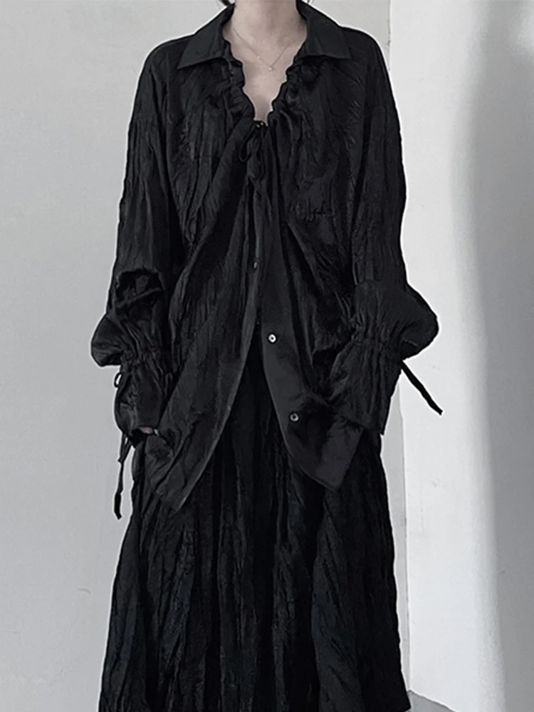XITAO Lace Pleated Solid Shirt Women Korea 2022 Autumn New Arrival Personality Fashion Loose O-neck Full Sleeve Shirt WLD10013
XITAO Lace Pleated Solid Shirt Women Korea 2022 Autumn New Arrival Personality Fashion Loose O-neck Full Sleeve Shirt WLD10013