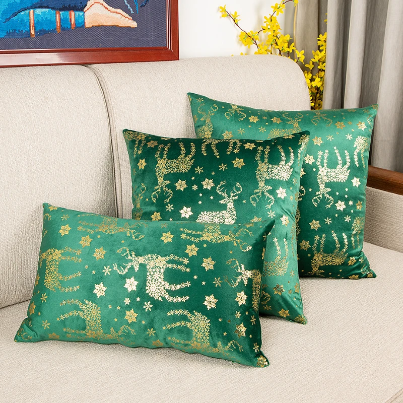 Christmas Cushion Cover Golden Printed Velvet Pillow Cover for Sofa Christmas Decor Pillowcase 30x50 45x45 50x50cm Snowflake
Christmas Cushion Cover Golden Printed Velvet Pillow Cover for Sofa Christmas Decor Pillowcase 30x50 45x45 50x50cm Snowflake