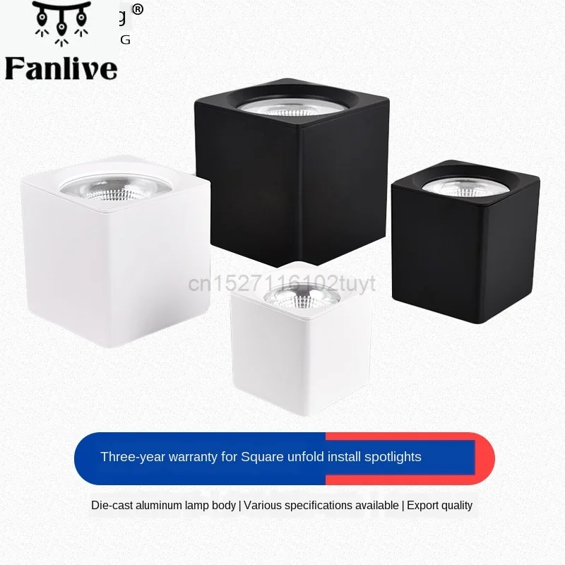 10pcs Square Cob Spotlights Without Opening 20w Shopping Mall Clothing Store Die Cast Aluminum Bright Down Led Ceiling Gall Lamp
10pcs Square Cob Spotlights Without Opening 20w Shopping Mall Clothing Store Die Cast Aluminum Bright Down Led Ceiling Gall Lamp