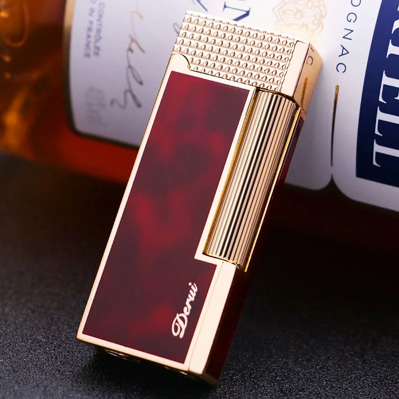 2023 DERUI Business Lighter Grinding Wheel Cigarette Lighter Metal Butane Gas PING Bright Sound No Gas with Box for Men's Gifts
2023 DERUI Business Lighter Grinding Wheel Cigarette Lighter Metal Butane Gas PING Bright Sound No Gas with Box for Men's Gifts