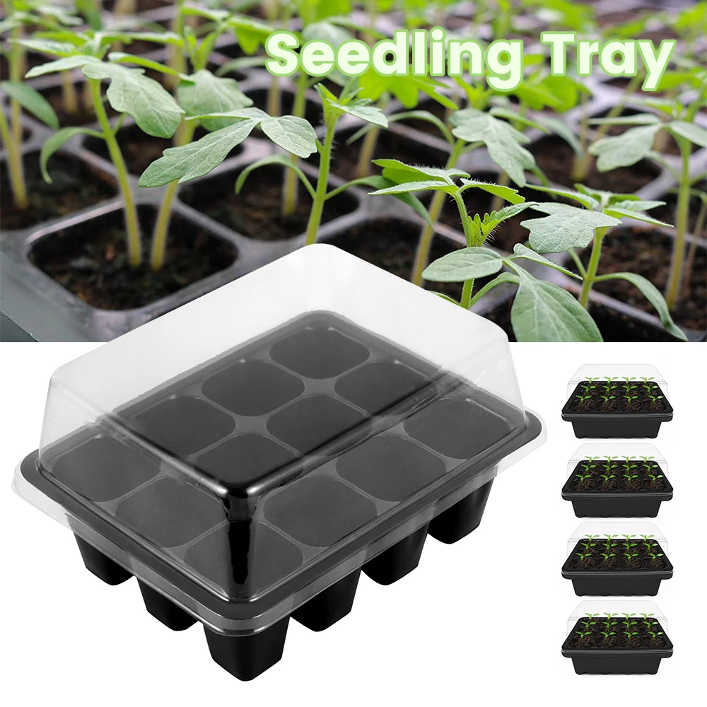 5 Pcs 24 Holes Seedling Trays Nursery Pots Plant Seedling Tray Plastic Base Plant Pots Seed Grow Box Family Garden Planting Tool
5 Pcs 24 Holes Seedling Trays Nursery Pots Plant Seedling Tray Plastic Base Plant Pots Seed Grow Box Family Garden Planting Tool