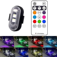 Motorcycle Lights Mini Signal Light Drone Strobe 7 Colors LED For Cb Twister Led Flashing 250 Cafe Racer Seat Yzf R25 Cb400Sf