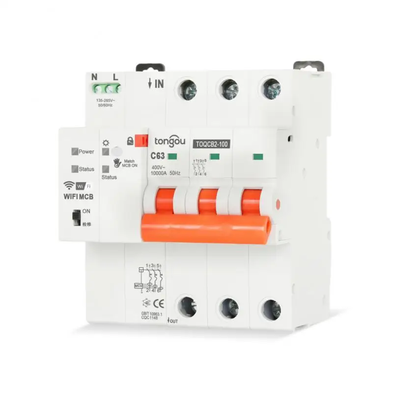 63A WIFI Measurement Circuit Breaker Tuya Smart Life Remote Control Automatic MCB Circuit Breaker With Alexa Google Home IFTTT
63A WIFI Measurement Circuit Breaker Tuya Smart Life Remote Control Automatic MCB Circuit Breaker With Alexa Google Home IFTTT