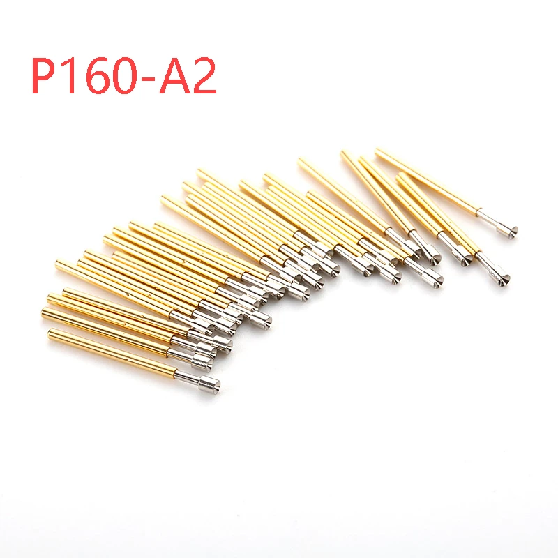 100 PCS/Pack P160-A2 Cup-shaped Head Spring Test Probe Needle Tube Outer Diameter 1.36mm Total Length 24.5mm PCB Pogo Pin 
100 PCS/Pack P160-A2 Cup-shaped Head Spring Test Probe Needle Tube Outer Diameter 1.36mm Total Length 24.5mm PCB Pogo Pin
