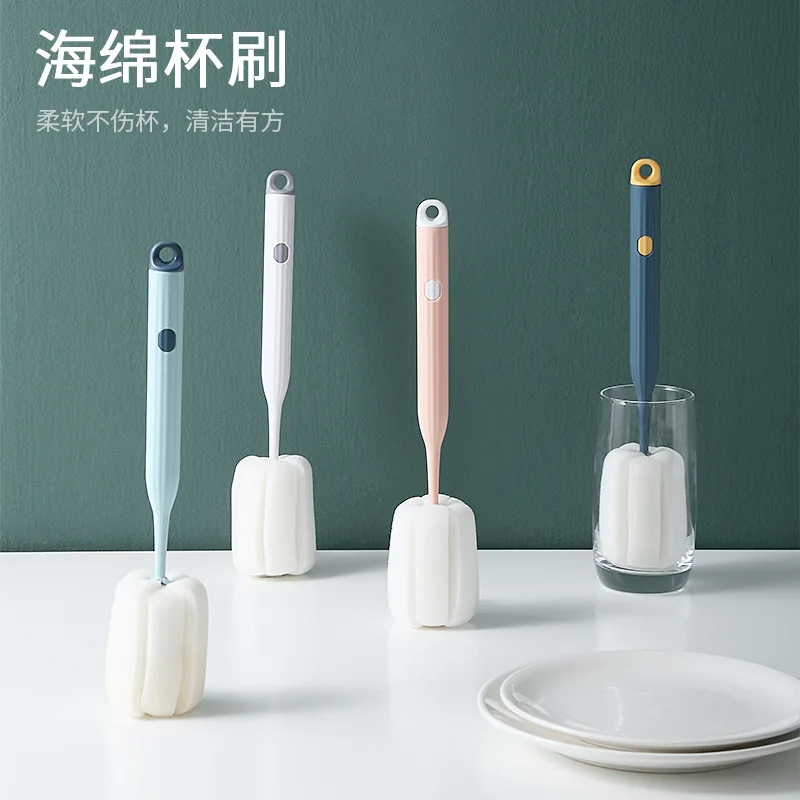 Household Sponge Head Cleaning Cup Brush Long Handle Thermos Brush Tea Cup Bottle Cleaning Brush Kitchen Items
Household Sponge Head Cleaning Cup Brush Long Handle Thermos Brush Tea Cup Bottle Cleaning Brush Kitchen Items