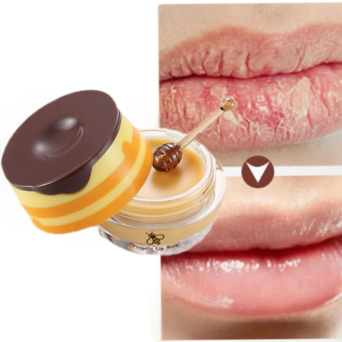 Sleeping Lip Mask with Lip Brush Lip balm Propolis nourishing moisturizing lip care Beautiful health Prevent dry crack 2023
Sleeping Lip Mask with Lip Brush Lip balm Propolis nourishing moisturizing lip care Beautiful health Prevent dry crack 2023