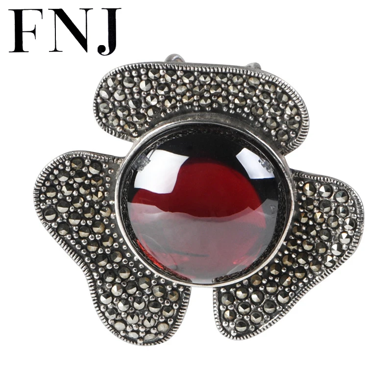 FNJ 925 Silver Big Flower Pendant Original Pure S925 Silver Pendants for Jewelry Making Women Red Zircon
FNJ 925 Silver Big Flower Pendant Original Pure S925 Silver Pendants for Jewelry Making Women Red Zircon