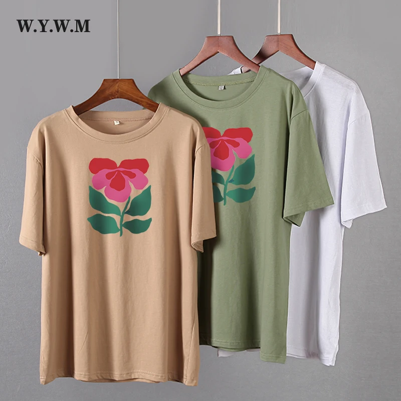 WYWM Harajuku Floral Printed T Shirt Women Summer Chic Goth Clothes Abstract Hand Drawn Graphic Tees Loose Cotton Female Tops
WYWM Harajuku Floral Printed T Shirt Women Summer Chic Goth Clothes Abstract Hand Drawn Graphic Tees Loose Cotton Female Tops