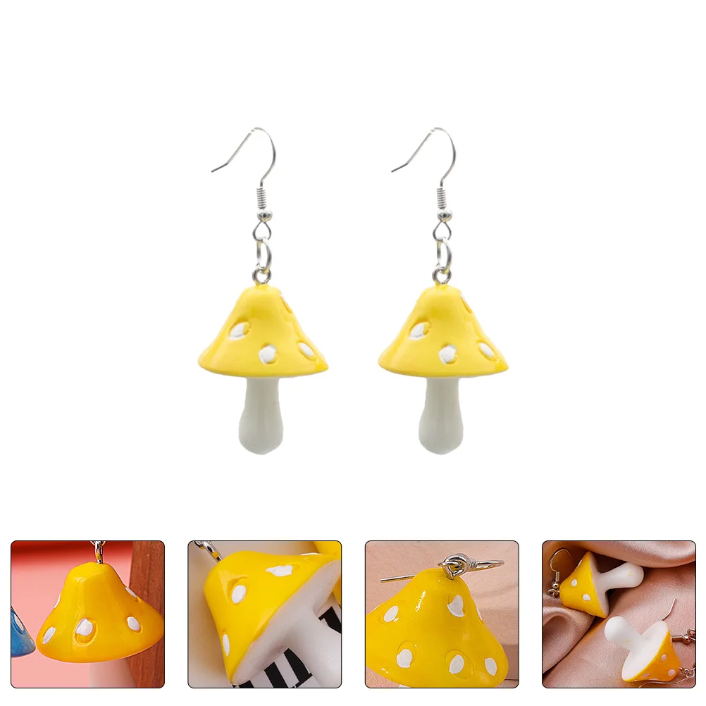 Red Earrings Mushroom Drop Chic Women Decorative Fruit 5.7x2.4cm Creative Pendants Female Danglers Yellow Plastic Unique Miss
Red Earrings Mushroom Drop Chic Women Decorative Fruit 5.7x2.4cm Creative Pendants Female Danglers Yellow Plastic Unique Miss