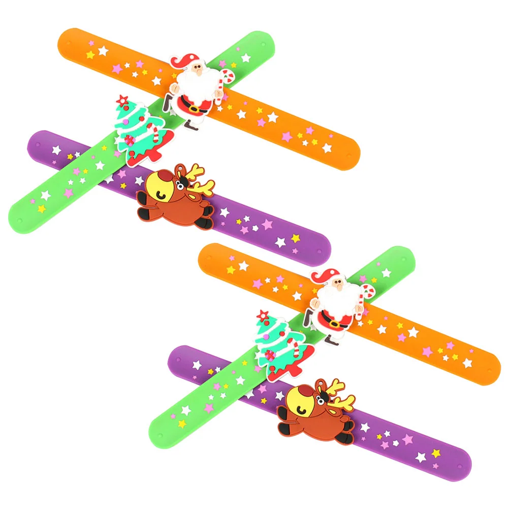 6 Pcs Christmas Bracelet Festival Slap Wristband Girl Children Toy Bracelets Silica Gel Festivals Wristbands
6 Pcs Christmas Bracelet Festival Slap Wristband Girl Children Toy Bracelets Silica Gel Festivals Wristbands