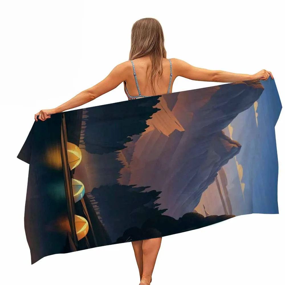 Art Mountain Forest Microfiber Pool Beach Towel Portable Quick Fast Dry Sand Outdoor Travel Swim Blanket Thin Yoga Home Decor 
Art Mountain Forest Microfiber Pool Beach Towel Portable Quick Fast Dry Sand Outdoor Travel Swim Blanket Thin Yoga Home Decor