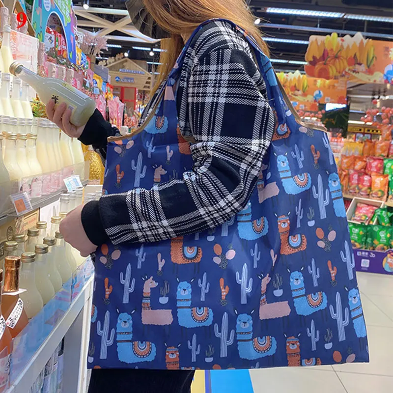Large Capacity Reusable Shopping Bag Grocery Bag Oxford Cloth Environmental Protection Bag Travel Shoulder Bag Lady's Tote Bag
Large Capacity Reusable Shopping Bag Grocery Bag Oxford Cloth Environmental Protection Bag Travel Shoulder Bag Lady's Tote Bag