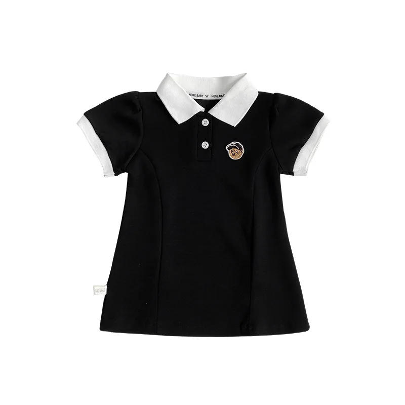 Girls Dress Cute Polo Collar Dress Girls Dress Summer Children's Skirt College Style Korean Children's Clothing Wholesale
Girls Dress Cute Polo Collar Dress Girls Dress Summer Children's Skirt College Style Korean Children's Clothing Wholesale