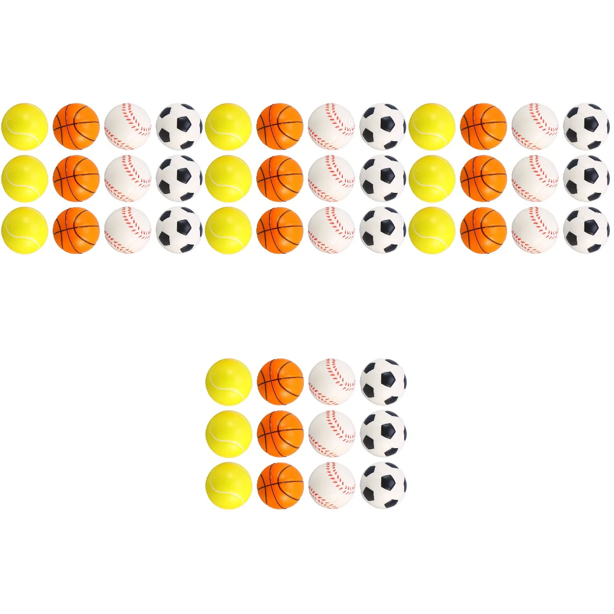 48 Pcs Sponge Sports Balls Basketball Squishy Fidget Toys Kids Football Man
48 Pcs Sponge Sports Balls Basketball Squishy Fidget Toys Kids Football Man