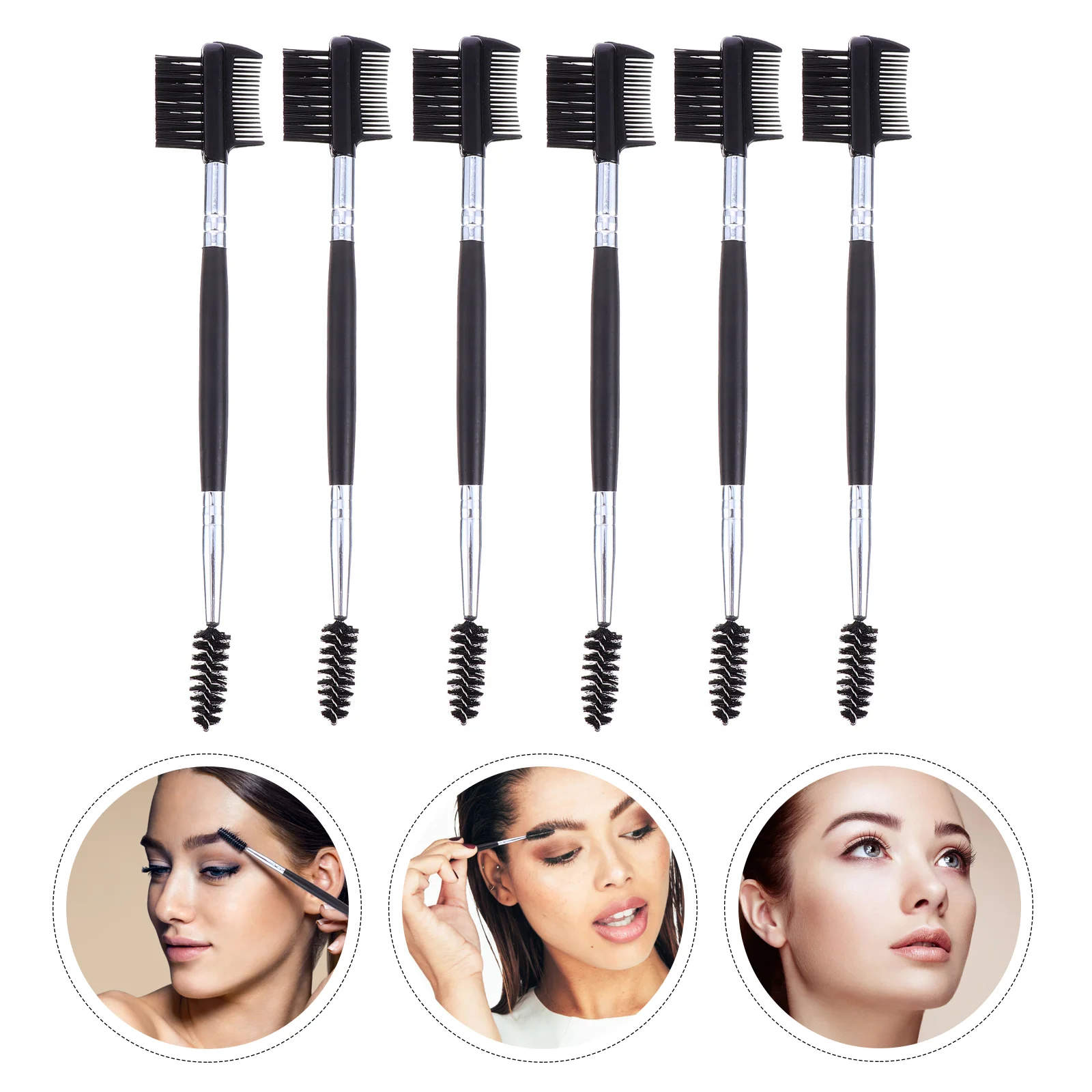 Brush Eyelash Eyebrow Makeup Comb Head Double Tool Shaper Applicator Dual Brushes Spoolie Wand Wood Mascara Black Curler
Brush Eyelash Eyebrow Makeup Comb Head Double Tool Shaper Applicator Dual Brushes Spoolie Wand Wood Mascara Black Curler