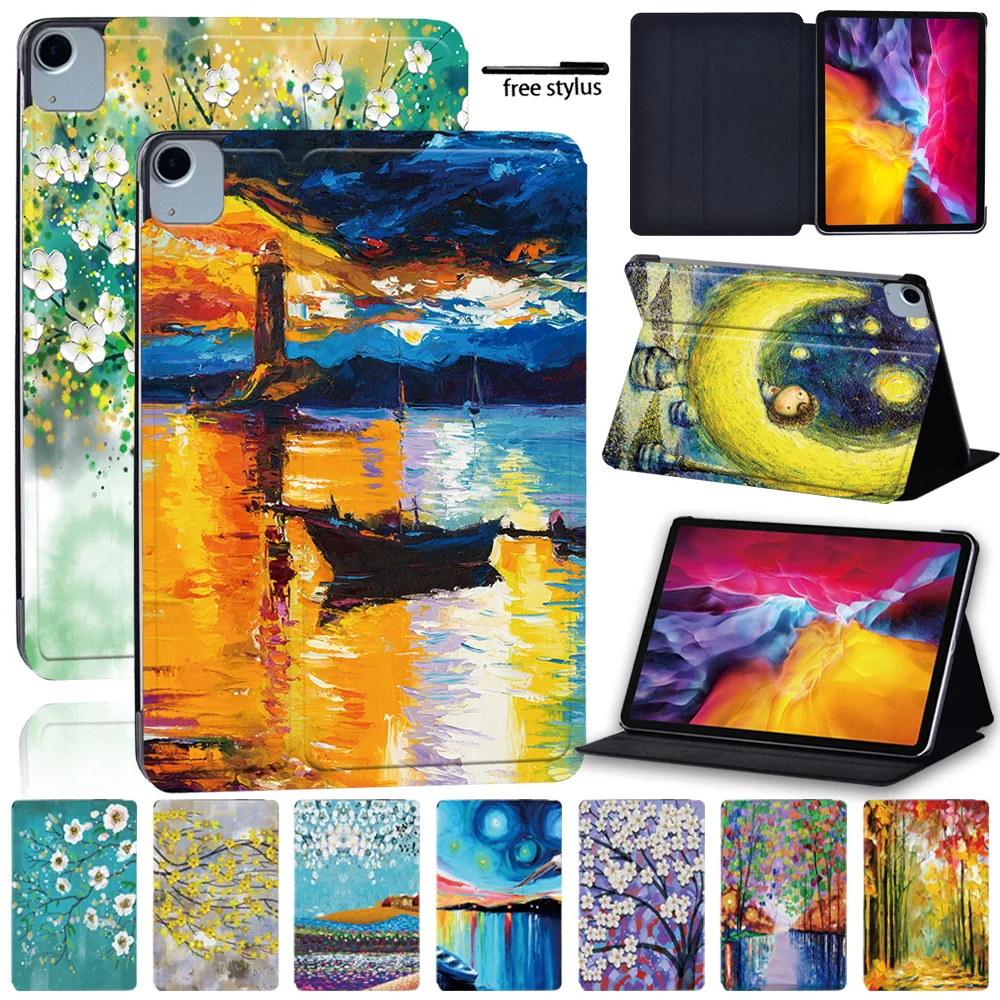 Painting Pattern Tablet Case for Apple IPad Air 4 2020 10.9 Anti-scratch Leather Stand Cover High Quality Flip Protective Shell
Painting Pattern Tablet Case for Apple IPad Air 4 2020 10.9 Anti-scratch Leather Stand Cover High Quality Flip Protective Shell