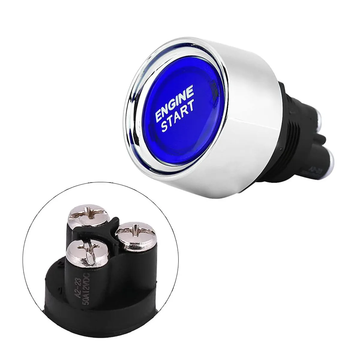 12V/24V 50A Car Engine Start Button Keyless Start Button Ignition Starter With Removable Chrome Surround For Racing Parts
12V/24V 50A Car Engine Start Button Keyless Start Button Ignition Starter With Removable Chrome Surround For Racing Parts