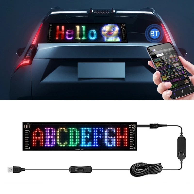 LED Panel USB 5V Flexible RGB Pattern Scrolling Text Animation Display E8BC
LED Panel USB 5V Flexible RGB Pattern Scrolling Text Animation Display E8BC