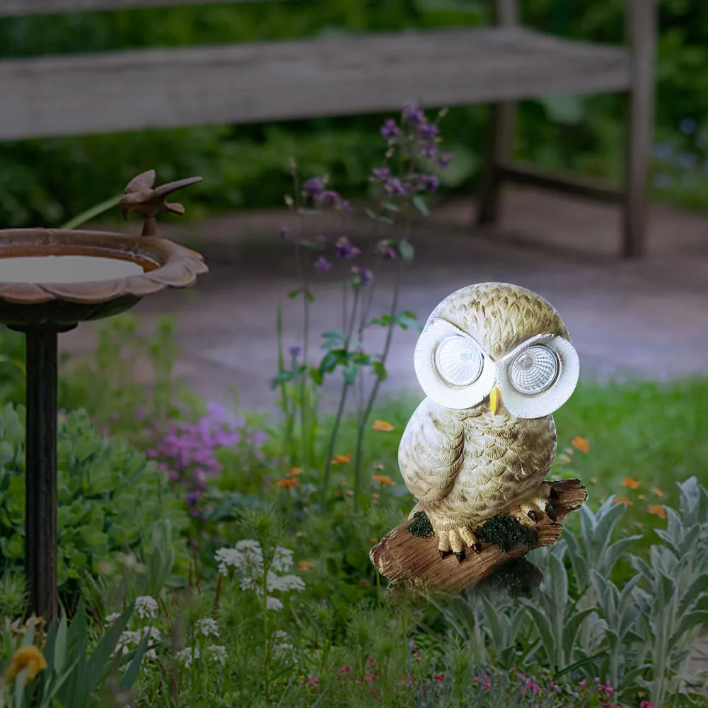 Solar Powered Garden Lamp Light Resin Owl Decorative Animal Figurines Ornaments Patio Lawn Yard Landscape Decor
Solar Powered Garden Lamp Light Resin Owl Decorative Animal Figurines Ornaments Patio Lawn Yard Landscape Decor