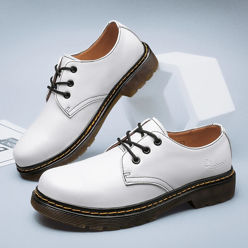 Outdoor Beef Tendon Outsole Martin Shoes Handmade Comfortable Oxford Shoes Lace Solid Color Formal Shoes Mens Large Size 35-47
Outdoor Beef Tendon Outsole Martin Shoes Handmade Comfortable Oxford Shoes Lace Solid Color Formal Shoes Mens Large Size 35-47