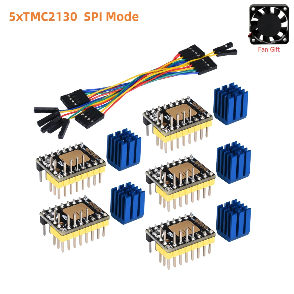 Шаговый драйвер для 3D-принтера TMC2130 SPI mode BIGTREETECH TMC 2130 v3.0, шаговый Драйвер 2130, Шаговая палочка для SKR board MKS GEN_L
Шаговый драйвер для 3D-принтера TMC2130 SPI mode BIGTREETECH TMC 2130 v3.0, шаговый Драйвер 2130, Шаговая палочка для SKR board MKS GEN_L
