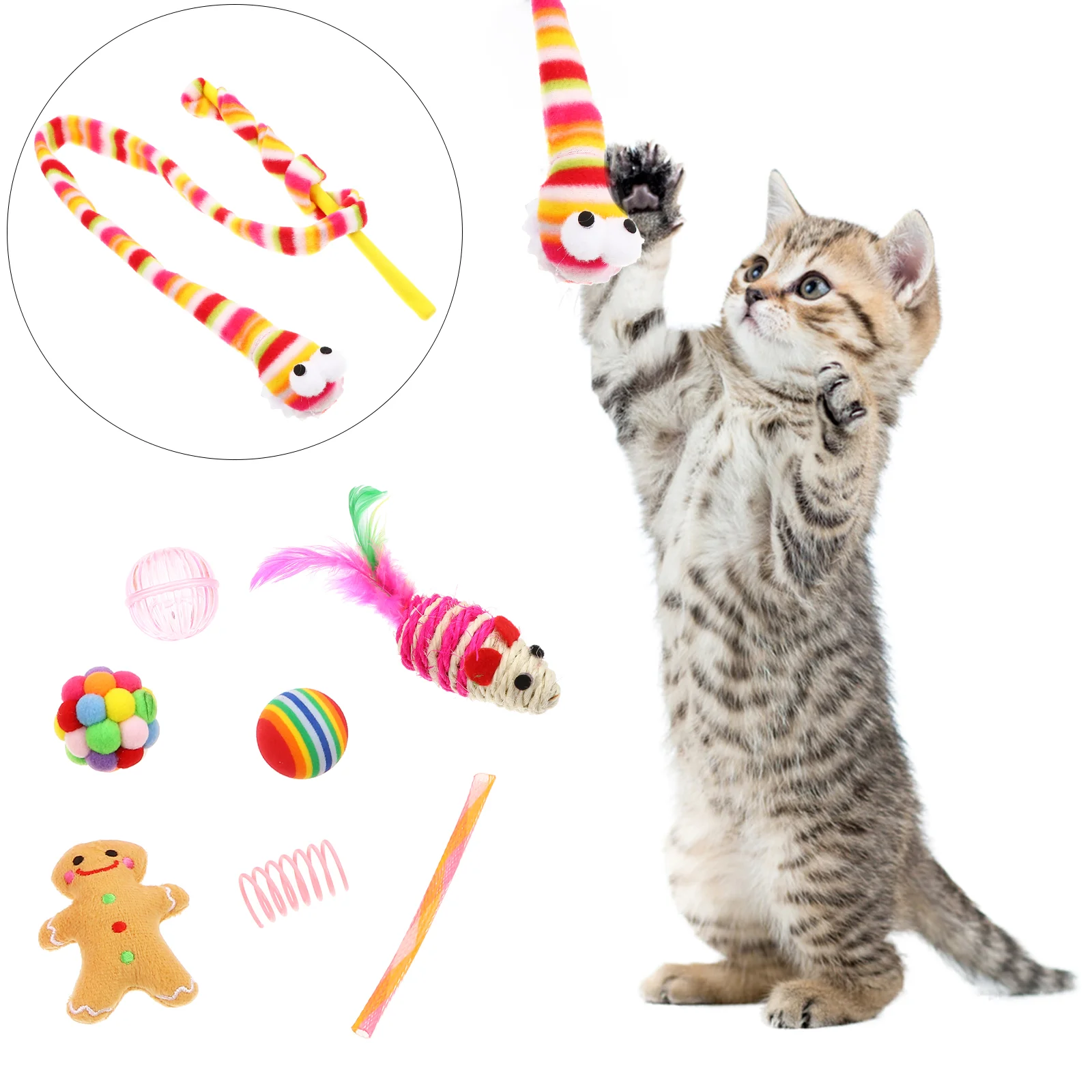 Cat Toy Christmas Plush Teaser Stocking Interactive Wand Pet Kitten Dragonfly Toys Teasing Training
Cat Toy Christmas Plush Teaser Stocking Interactive Wand Pet Kitten Dragonfly Toys Teasing Training