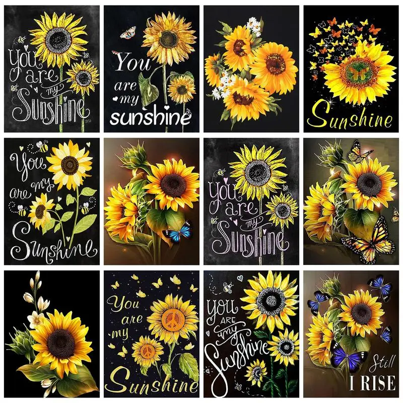 CHENISTORY Crystal 5D Diamond Painting Frame Unique Gift Cross Stitch Kits Sunflowers Blackboard Diamond Mosaic For Handiwork
CHENISTORY Crystal 5D Diamond Painting Frame Unique Gift Cross Stitch Kits Sunflowers Blackboard Diamond Mosaic For Handiwork