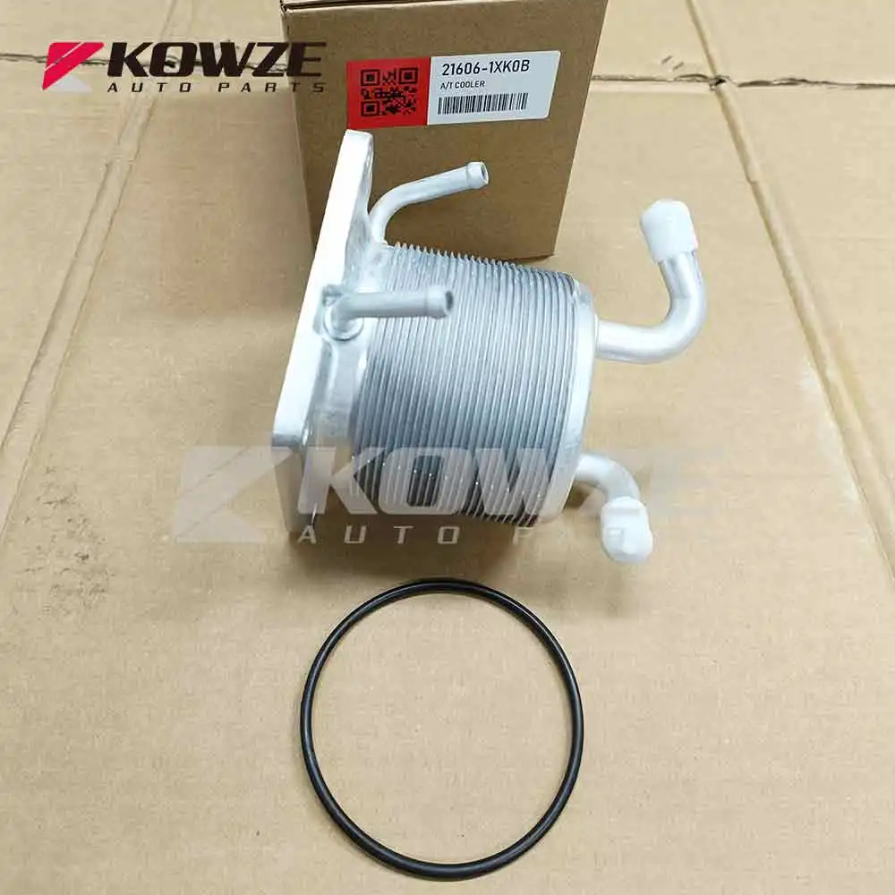 21606-1XF0A 21606-1XK0B Transmission Oil cooler Assy with O-ring for Nissan NV200 2012 Sentra 2008 59240340
21606-1XF0A 21606-1XK0B Transmission Oil cooler Assy with O-ring for Nissan NV200 2012 Sentra 2008 59240340
