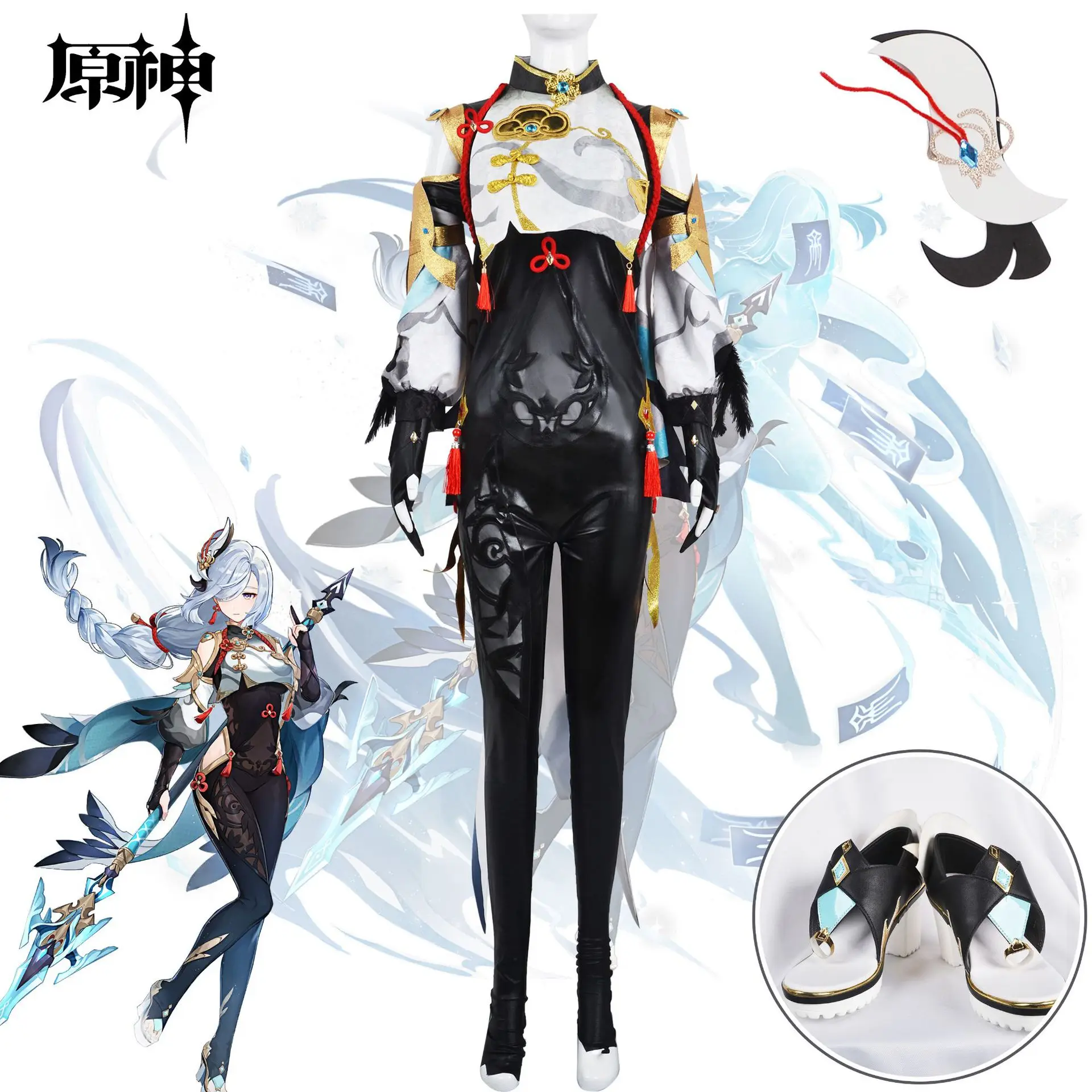 Game Yuanshen Impact Shenhe Cosplay Costume Jumpsuit Wig Shen He Yuanshen Battle Suits Anime Outfits Costume
Game Yuanshen Impact Shenhe Cosplay Costume Jumpsuit Wig Shen He Yuanshen Battle Suits Anime Outfits Costume