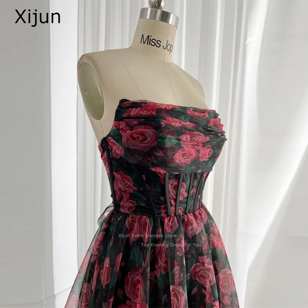 Xijun Floral Print Elegant Prom Dresses A-Line Party Dress Sleeveless Prom Gowns Formal Evening Dress Short Fashion 2023 Women
Xijun Floral Print Elegant Prom Dresses A-Line Party Dress Sleeveless Prom Gowns Formal Evening Dress Short Fashion 2023 Women