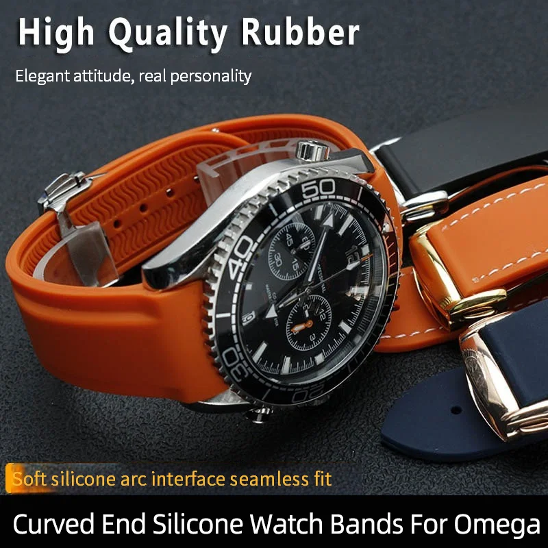 20mm 22mm Rubber Silicone Watch Bands For Omega Seamaster 300 speedmaster Strap for Seiko SKX Watchband Moon Watch Strap
20mm 22mm Rubber Silicone Watch Bands For Omega Seamaster 300 speedmaster Strap for Seiko SKX Watchband Moon Watch Strap