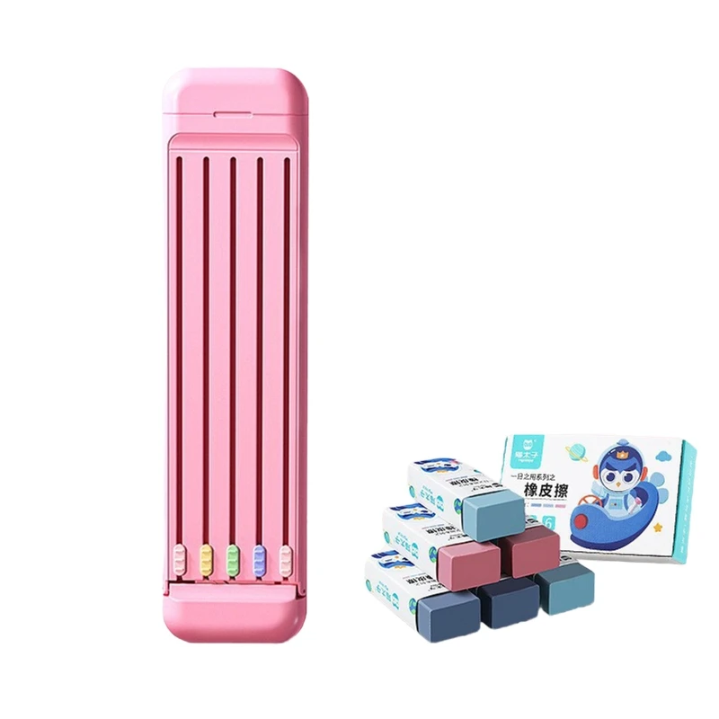XXUD Students Stationery Includes Pencils Eraser Ruler ABS Pen for Case Magnetic
XXUD Students Stationery Includes Pencils Eraser Ruler ABS Pen for Case Magnetic