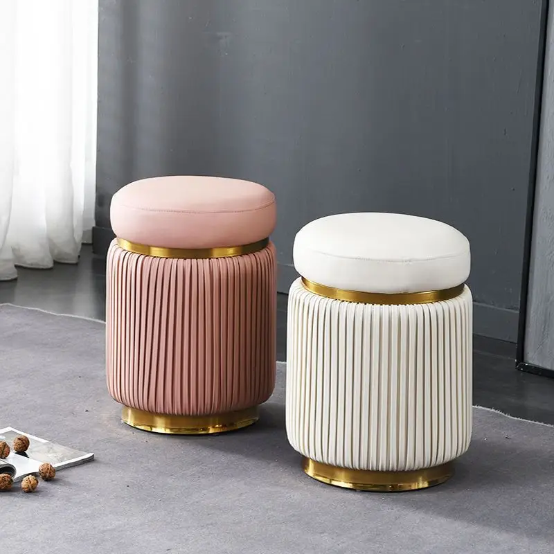 Ins Dressing Stool, Makeup Stool, Household Sofa, Round Stool, Light Luxury Bedroom Leather Art, Shoe Changing Stool
Ins Dressing Stool, Makeup Stool, Household Sofa, Round Stool, Light Luxury Bedroom Leather Art, Shoe Changing Stool