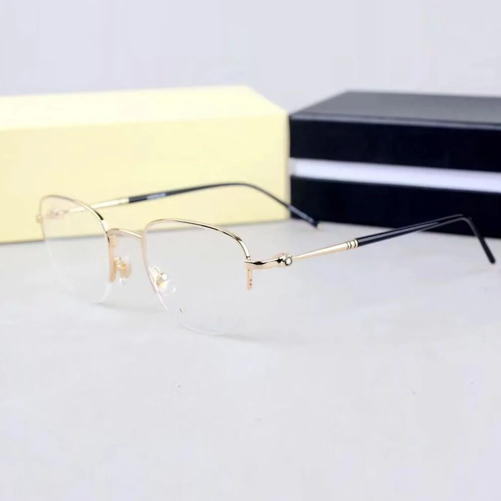 New Brand Vintage Half-rim Business Optical Eyeglasses For Men Women Oval Top Quality Myopia Prescription Glasses Frames MB0129
New Brand Vintage Half-rim Business Optical Eyeglasses For Men Women Oval Top Quality Myopia Prescription Glasses Frames MB0129