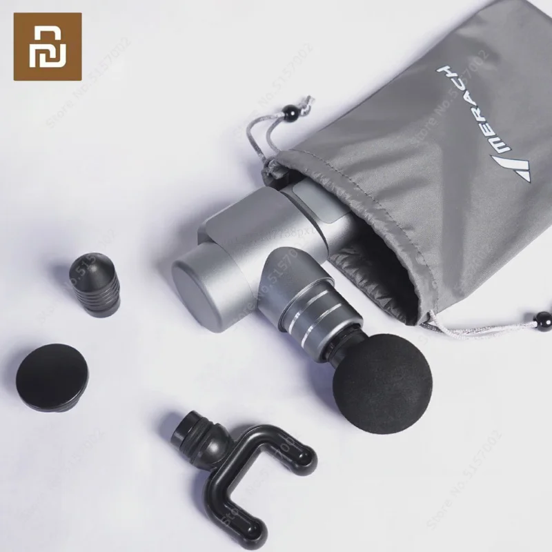 Youpin Merach миниатюрный массажный пистолет, высокочастотный Электрический массажер для расслабления мышц, фитнеса, формирования, расслабления тела с портативной сумкой 
Youpin Merach миниатюрный массажный пистолет, высокочастотный Электрический массажер для расслабления мышц, фитнеса, формирования, расслабления тела с портативной сумкой