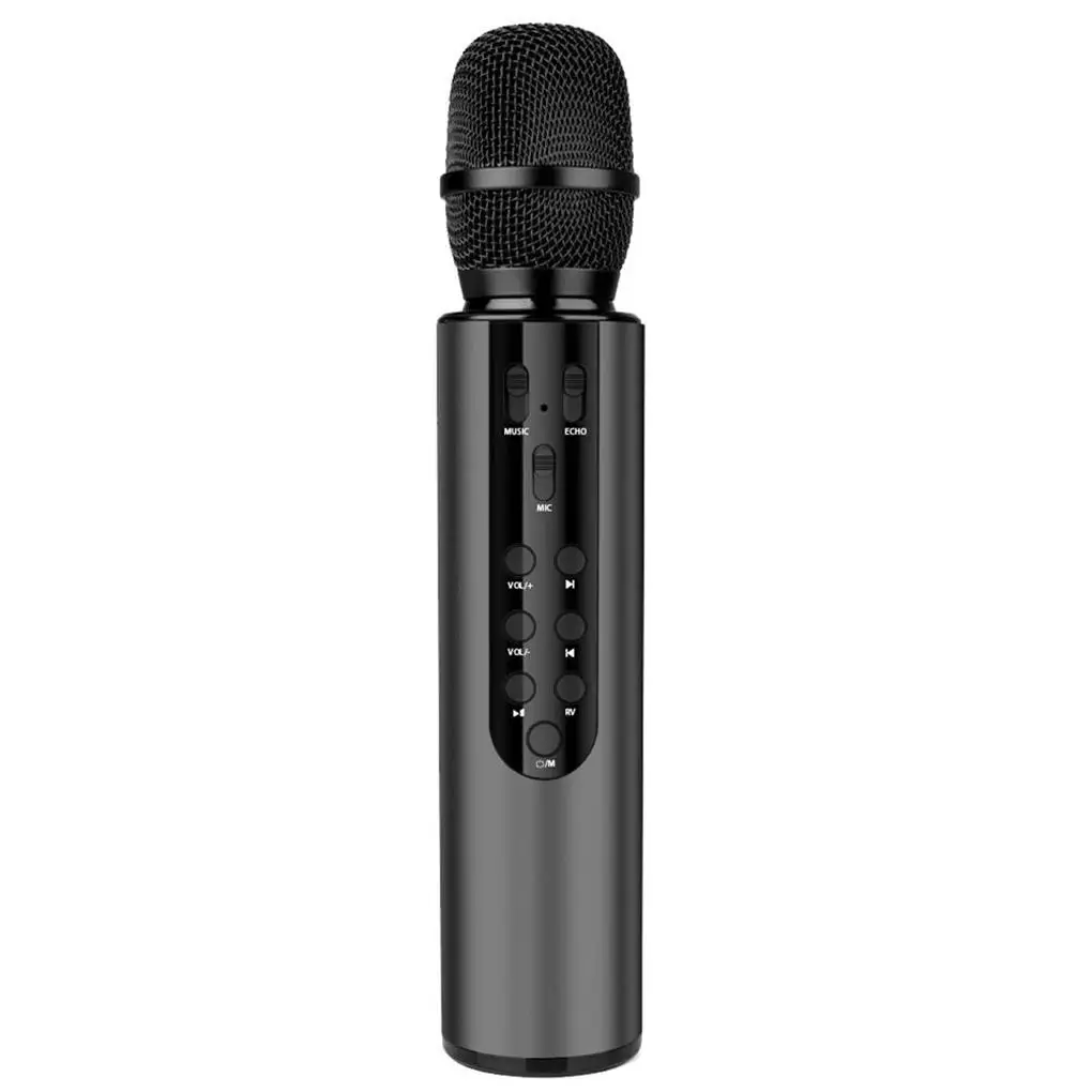 

Mini Microphone Sing Speaker Fine Workmanship Exquisite Performance Wireless Mic Singing Supplies Karaoke Device