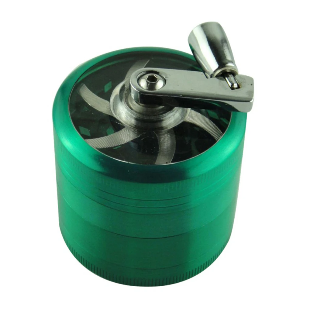 Mini 4-Layer Hand-operated Metal Tobacco Smoke Grinder Zinc Alloy Herb Smoke Crusher Handle Design
Mini 4-Layer Hand-operated Metal Tobacco Smoke Grinder Zinc Alloy Herb Smoke Crusher Handle Design