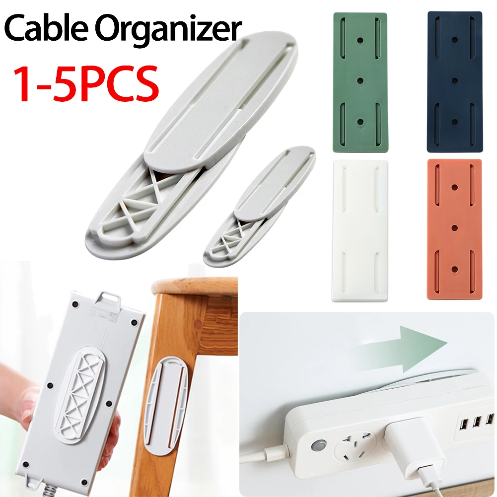 1-5PCS Wall Hanging Power Strip Holder Self-Adhesive Desktop Socket Fixer Cable Organizer Fixator Removable Wall-Mounted Fixer
1-5PCS Wall Hanging Power Strip Holder Self-Adhesive Desktop Socket Fixer Cable Organizer Fixator Removable Wall-Mounted Fixer