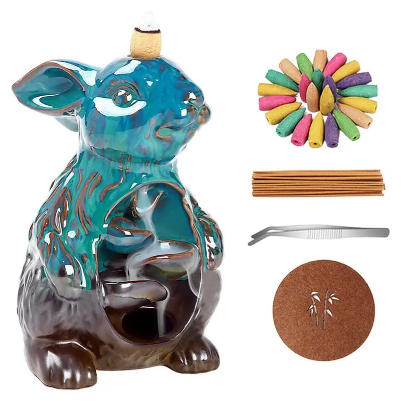 The Incense Waterfall Naive Rabbit Shaped Backflow Burner Waterfall Incense Holder Home Ornament Aromatherapy Decor Ornament For
The Incense Waterfall Naive Rabbit Shaped Backflow Burner Waterfall Incense Holder Home Ornament Aromatherapy Decor Ornament For