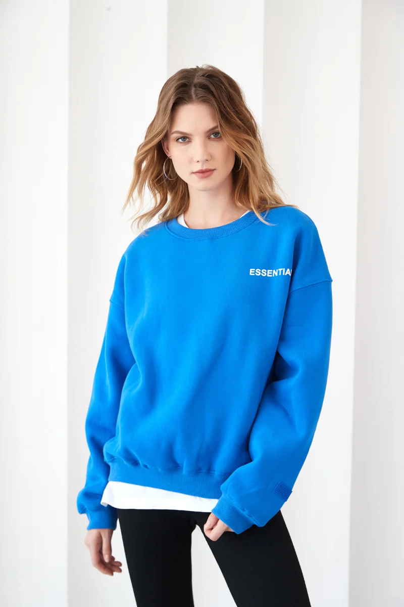 Light Blue Grey Cotton Fleece Oversize Long Sleeve Streetwear Sweatshirts Brand Pullover Warm Crewneck Sweatshirt Women
Light Blue Grey Cotton Fleece Oversize Long Sleeve Streetwear Sweatshirts Brand Pullover Warm Crewneck Sweatshirt Women