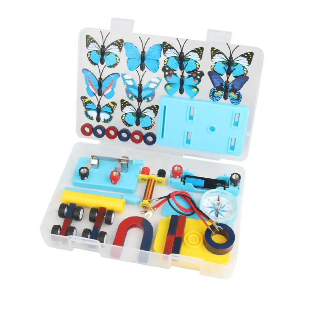 52Pcs/Set Magnetic Education Science Electricity Circuit Magnet Kit Education Magnet Toy Stainless Interesting
52Pcs/Set Magnetic Education Science Electricity Circuit Magnet Kit Education Magnet Toy Stainless Interesting